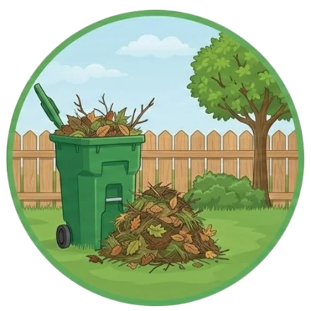 Yard debris removal in Kansas City